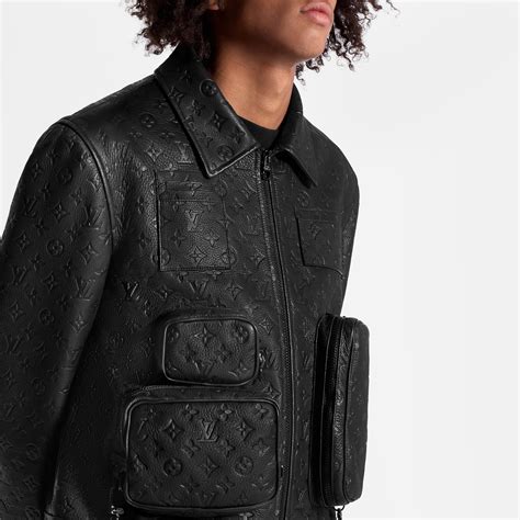 louis vuitton mens monogram jacket|monogram embossed utility jacket.